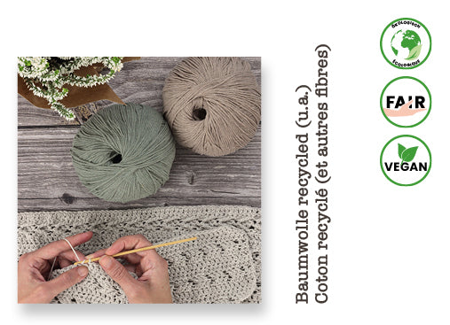 Eco Vita Recycled Cotton • coton, fibres recyclées, DMC